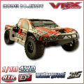 VRX racing 1/10 escala 4WD RC elétrico curto curso carro, controle remoto RC carro de velocidade